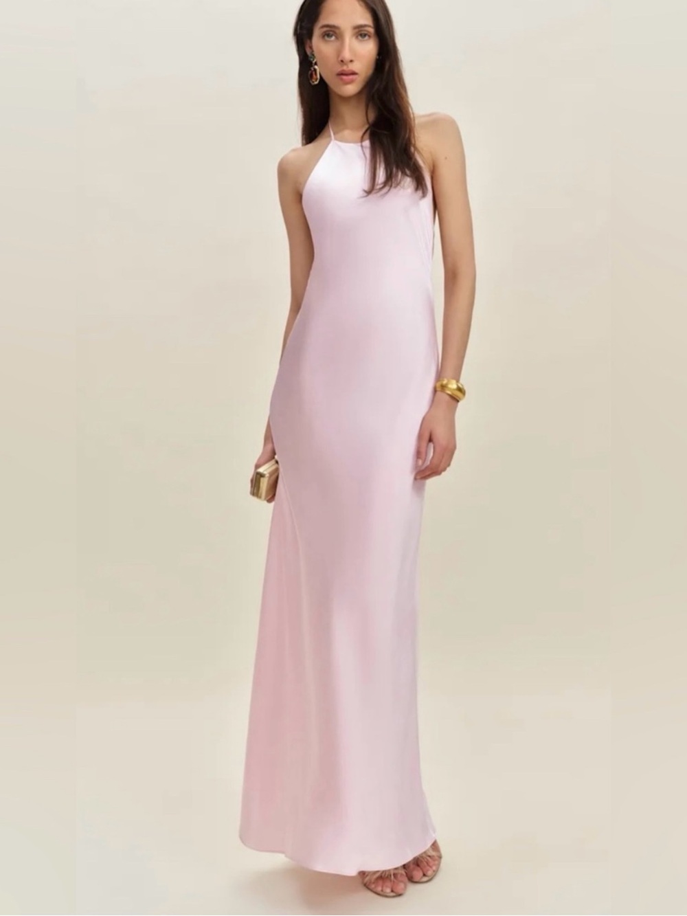 Reformation Jeany Silk Dress